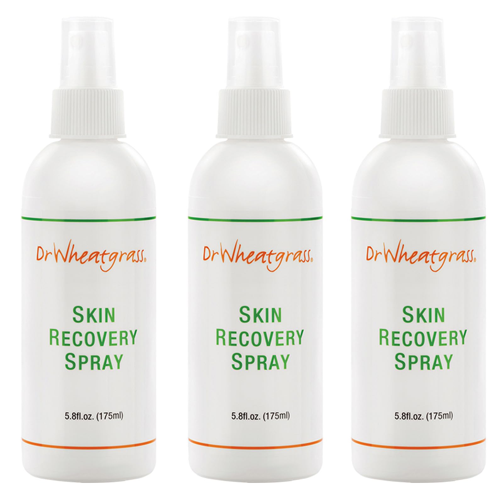 Dr Wheatgrass (Pack of 3) Skin Recovery Spray 5.8fl.oz (175ml)