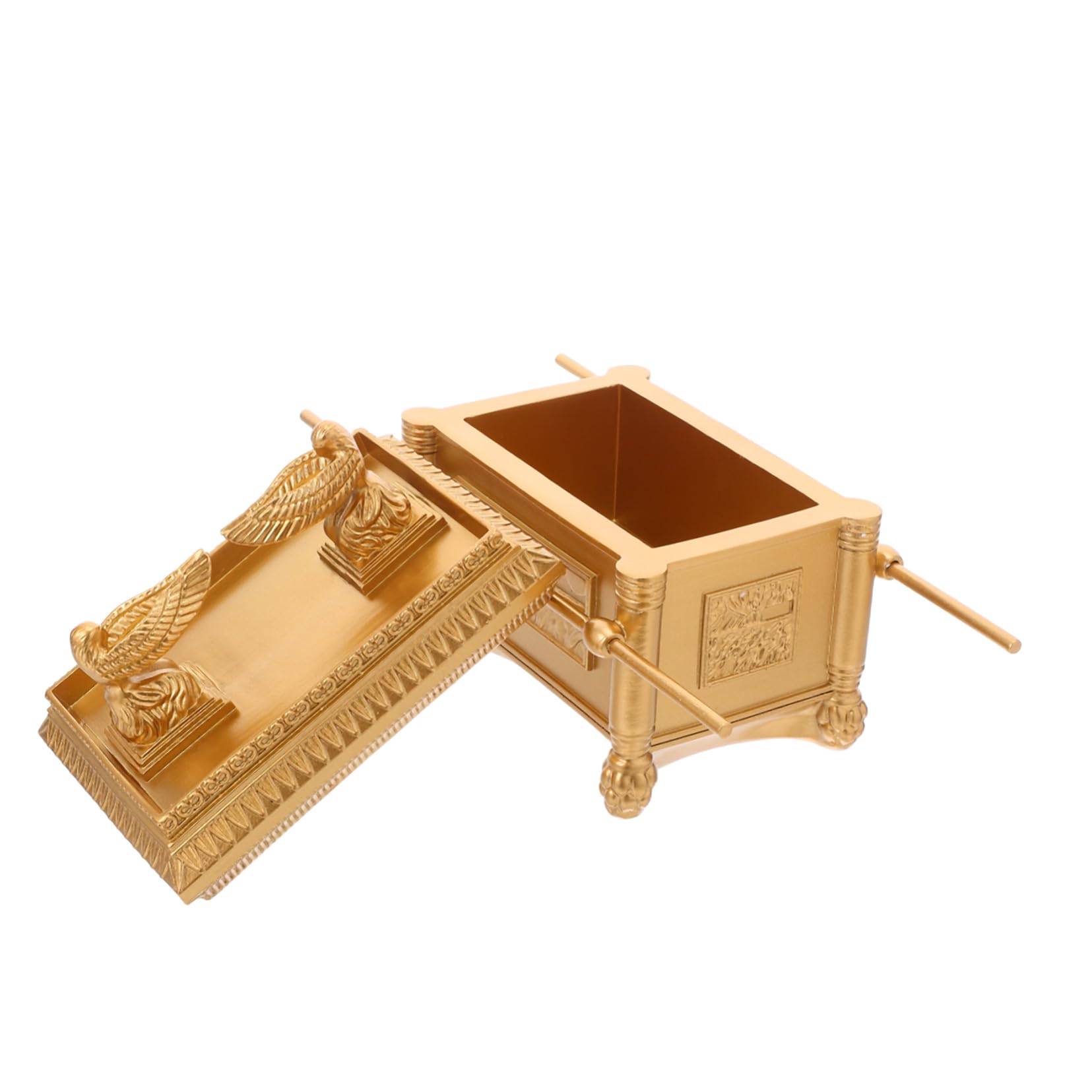 Boîte religieuse décorative et arche d'or en résine Toyvian pour orner une pièce de foi