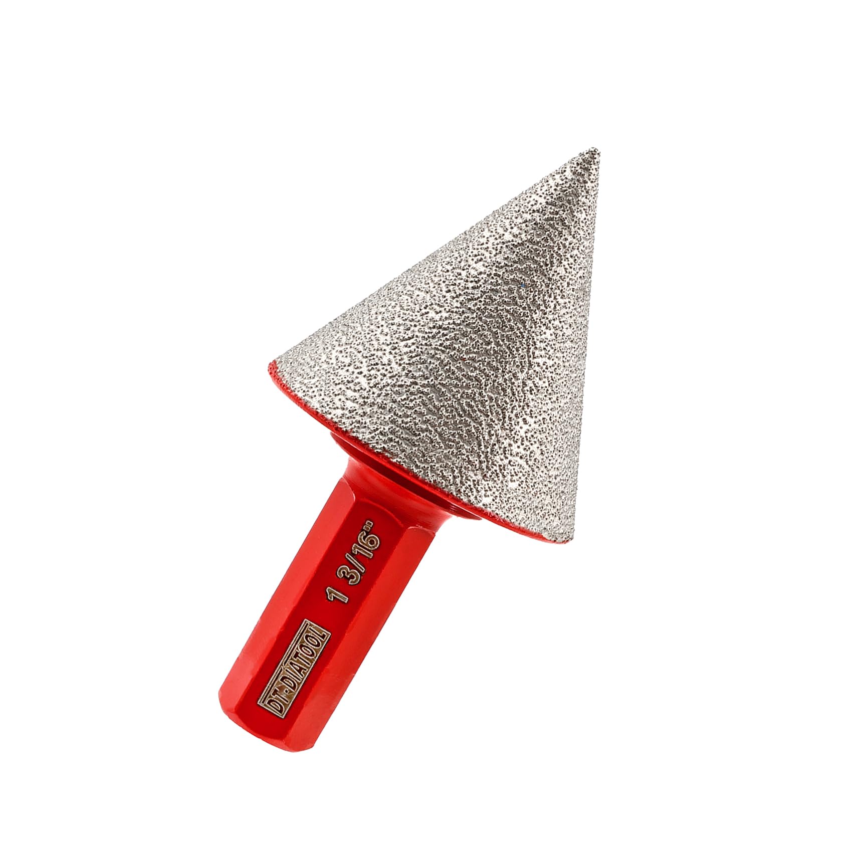 DT-DIATOOL Diamond Beveling Chamfer Bit 30mm with Hex Shank for Tile Porcelain Ceramic Granite Marble Existing Holes Enlarging Polishing Shaping Trimming Repairing — image 1
