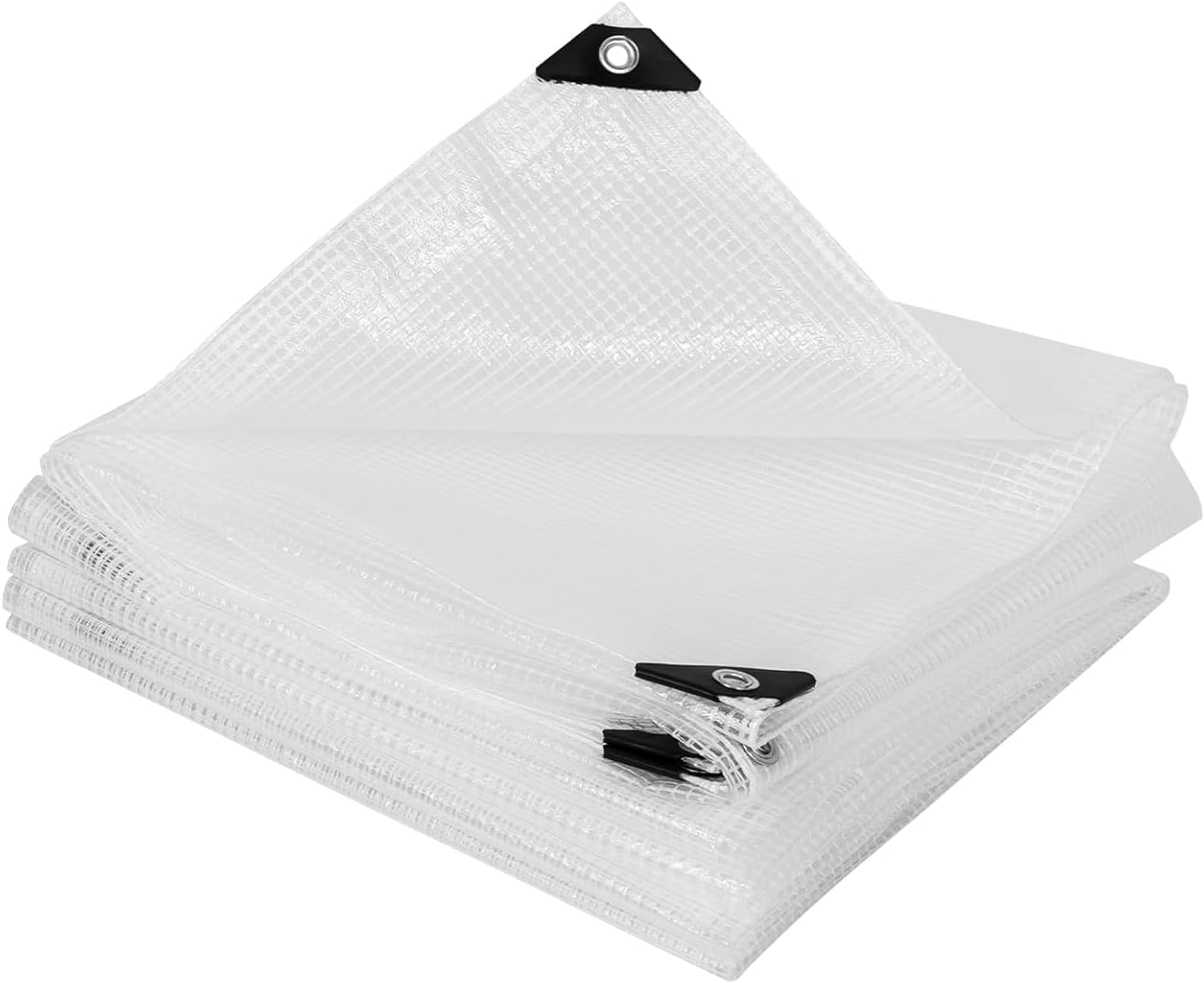 6x30Ft Tarps 5 MIL Heavy Duty Thick Waterproof Poly Tarp, UV Resistant&Tear Multipurpose Protective Cover w/Grommets and Reinforced Edges for Camping, Tent, Boat, RV, Car Green