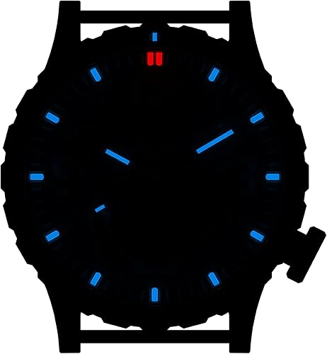 Vista 23 de HAZARD 4 Heavy Water Diver™ : Titanium Tritium Dive-Watch BlackTie Blanco