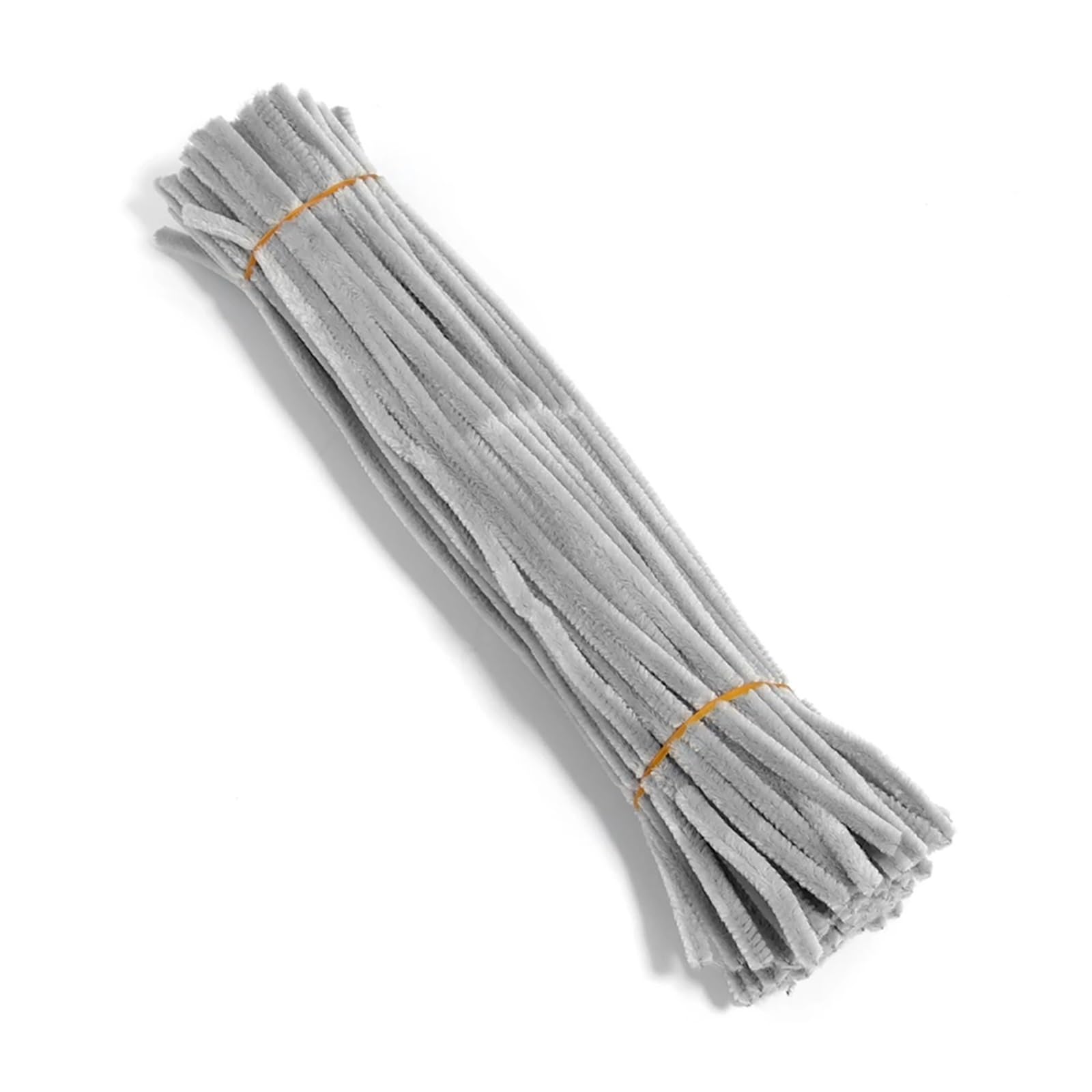 TGDGFKIAS Cure-pipes pour loisirs créatifs, Cure-pipes tiges chenille 30 cm paquet de 100 fournitures d'artisanat multicolores(Grijs)