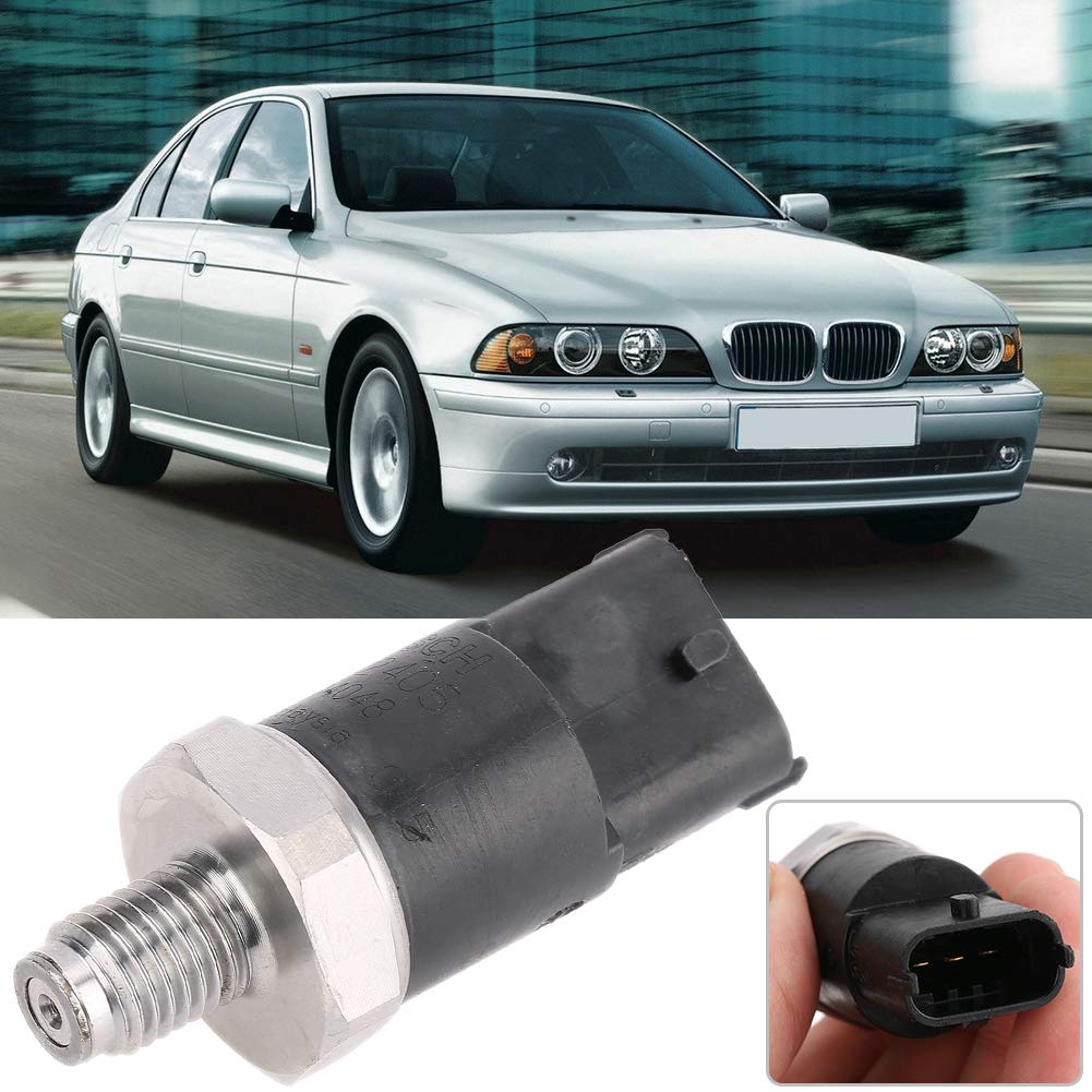 Tbest Sensor de Presión de Combustible 0281002405 para Riel de Inyección de Aceite - Compatible con 3 5 7 X5 2, 5 3, 0 D XD