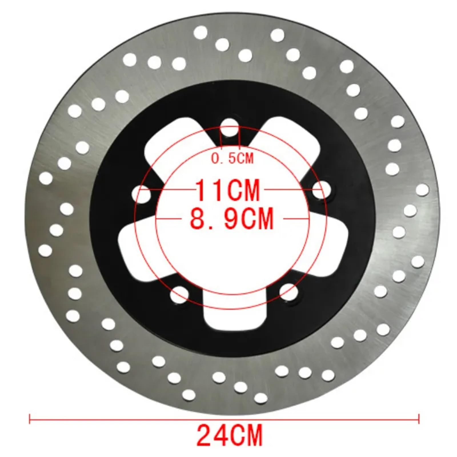 Disco Freno Moto Para Kawasaki 300 J - ABS C4 2014 2015 2016 Rotor De Disco De Freno Trasero De Acero Para Motocicleta Motocicleta Freno Disco