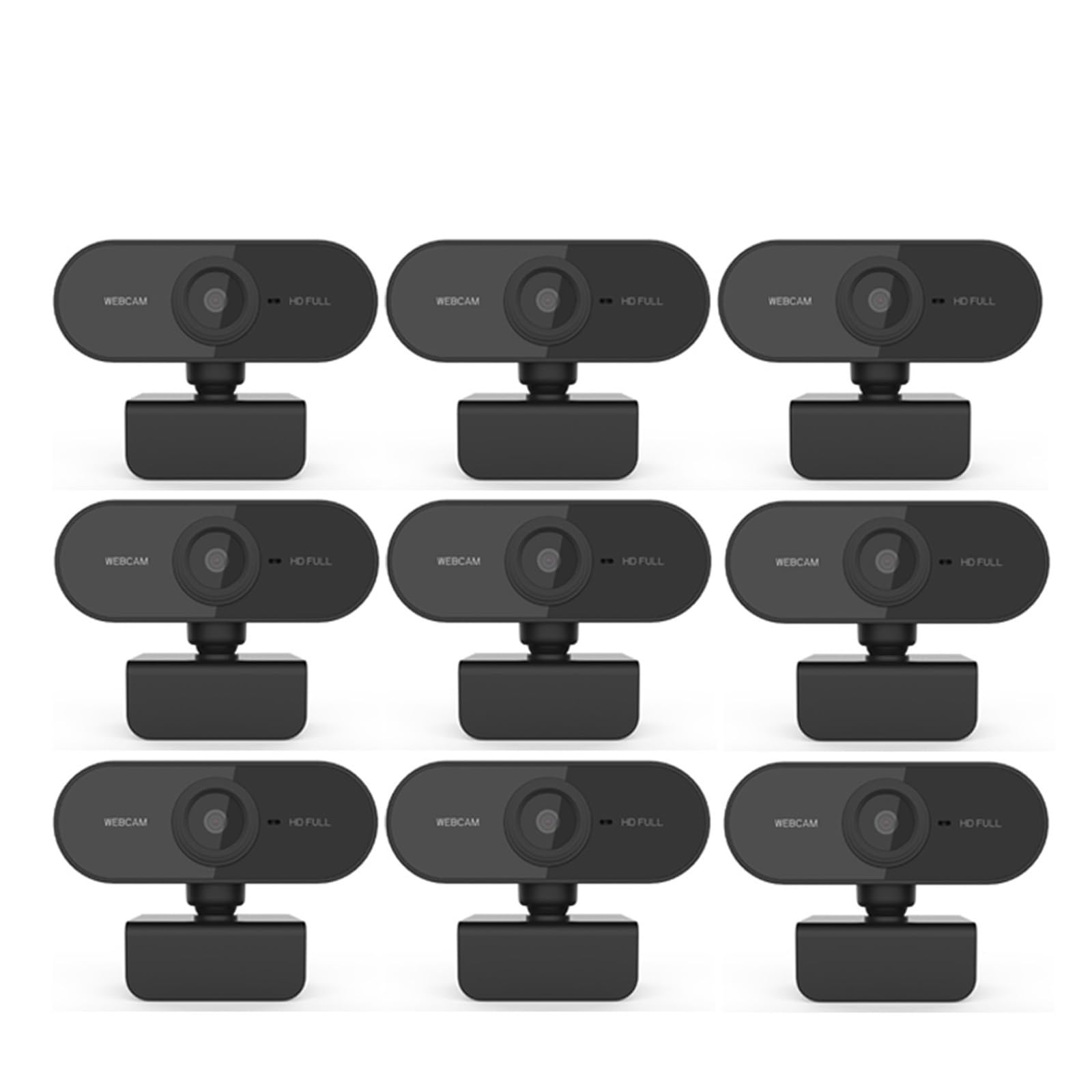 Webcam 1080P HD Web Camera con microfono USB Web Cam for PC Computer portatile Trasmissione in diretta Mini videocamera for conferenze, streaming live, registrazione