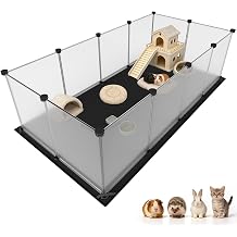 Aystkniet Guinea Pig Enclosure 122 x 60 x 40 cm L x W x H with Oxford Floor Mat