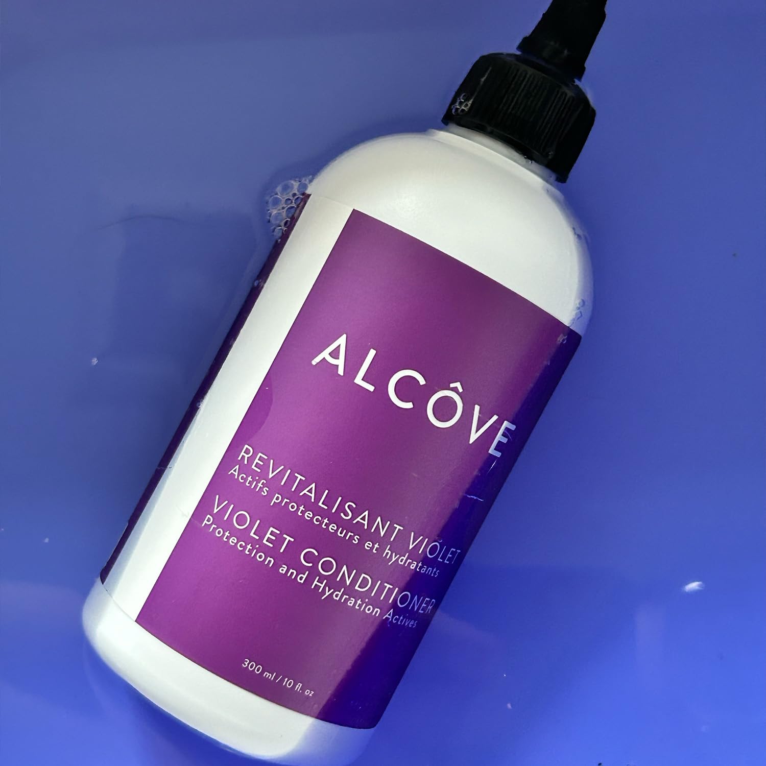 Alcôve - Violet Shampoo & Conditioner Duo - Blonde and Colored Hair - Sulfate-Free - Neutralize Yellow and Brassy Tones - Evening Primrose Oil - Mango Extract - Argan Oil - Color-Safe - 10oz - Image 5