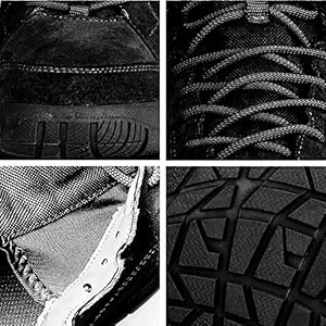 YEVHEV Tactische schoenen voor heren, lichte militaire laarzen, ultralichte sportschoenen, slijtvast, militaire laarzen voor kamperen, wandelen, sport, outdoor, zand, 44 EU