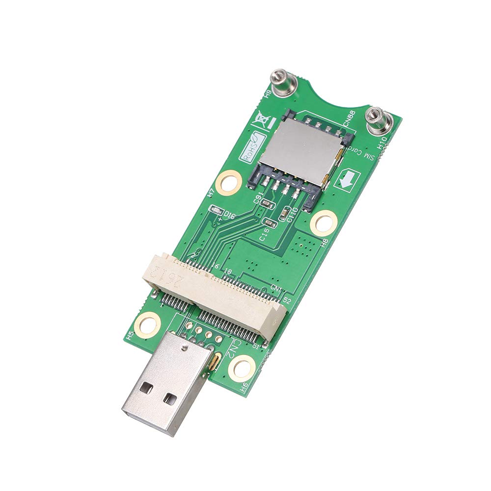 Festnight Development Board Mini PCI-E to USB with SIM Card WWAN Adapter Card 3G 4G Module-image-9