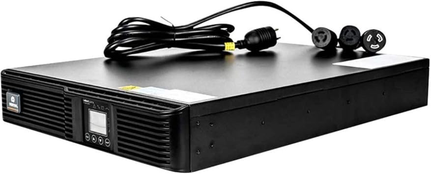 Liebert GXT4 UPS 3000VA/2700W 208V UPS w/Network Card, Online Double Conversion Rack Mount/Tower UPS, Uninterruptible Power Supply, Sine Wave, AVR, Battery BackupGXT4-3000RT208, Black