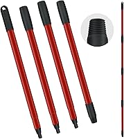 Vista 9 de Repuestos de mango de trapeador giratorio para trapeador Oceda de 4 secciones, mango de repuesto compatible con repuestos de trapeador giratorio