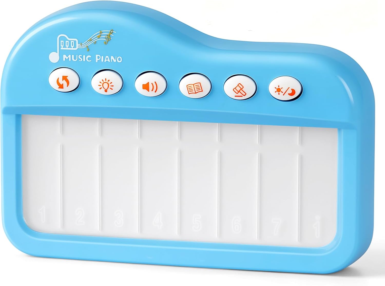 Touch-Play Baby Piano Toy 6-18 Months,Light Up Musical Toys with Multi-Mode