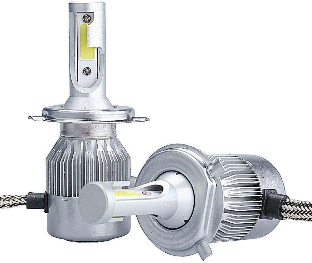 Kit Fari Led CANBUS Compatibile con Jeep Renegade Anabbaglianti + Abbaglianti + Fendinebbia + Luci Di Posizione 6000K Lampadine Luci Bianco Ghiaccio 7800LM H4 + H11 + BAY15D