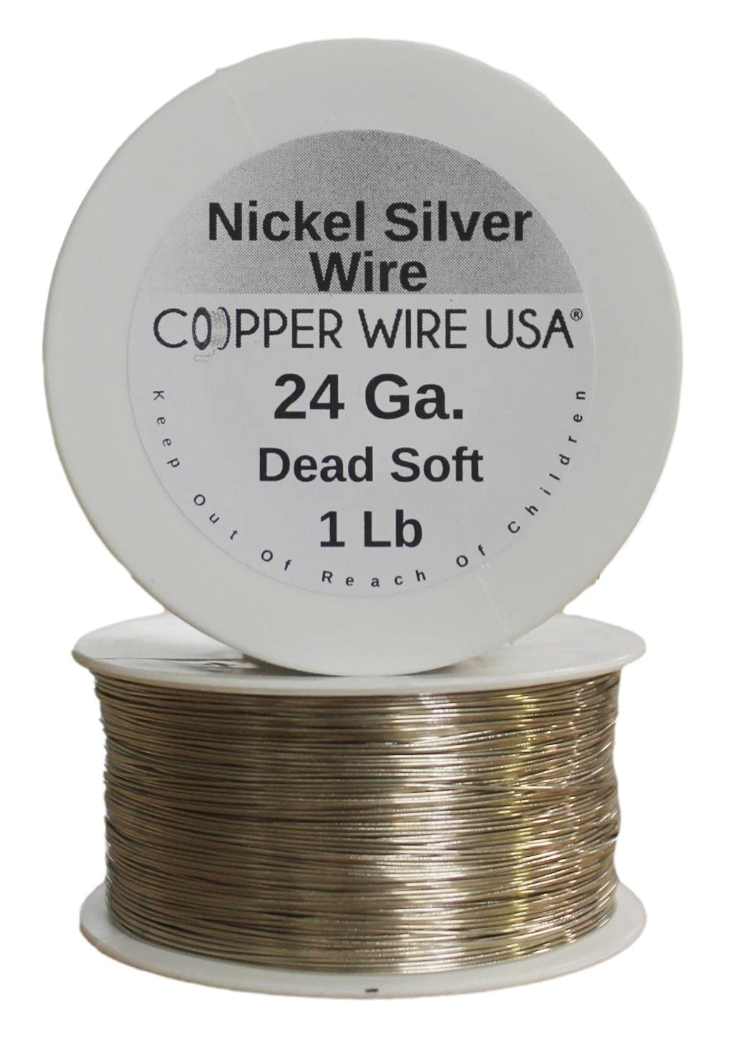Nickel Silver Wire (Soft) 1 Lb. Spool (24 Ga / 800 Ft.)