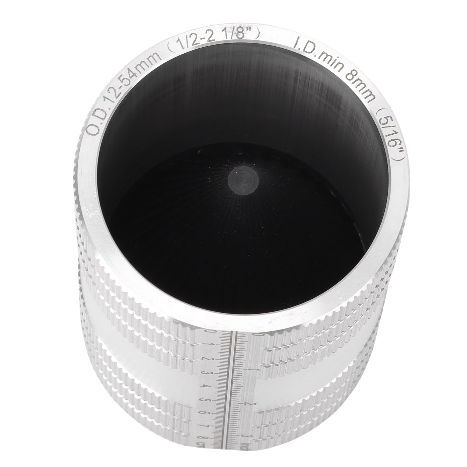 FILFEEL Alesatore per Tubi Interni Ed Esterni – Strumento per Sbavare Tubi a Doppia Scala da 5/16 Pollici a 2-/8 Pollici con 48 Lame in Acciaio Legato per in Acciaio Inossidabile Rame Alluminio PVC –