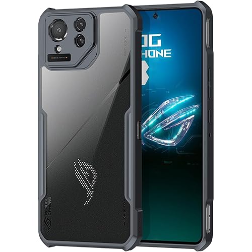 Case Compatible with Asus Rog Phone 8 Pro, [Droproof] [Sweat-Proof] [Fingerprint-Proof] Shockproof Protective Phone Case Fits Rog Phone 8 Pro,Black