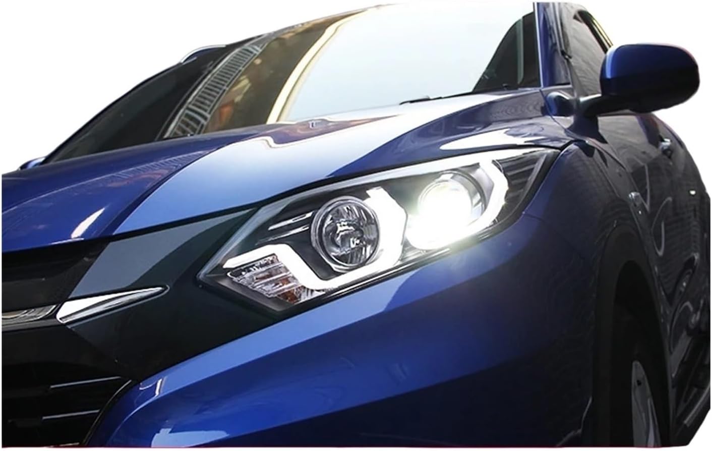 Car Lights Compatible For Honda HRV HR-V Headlight 2015-2018 Vezel Head Lamp Projector Lens Automotive Accessories