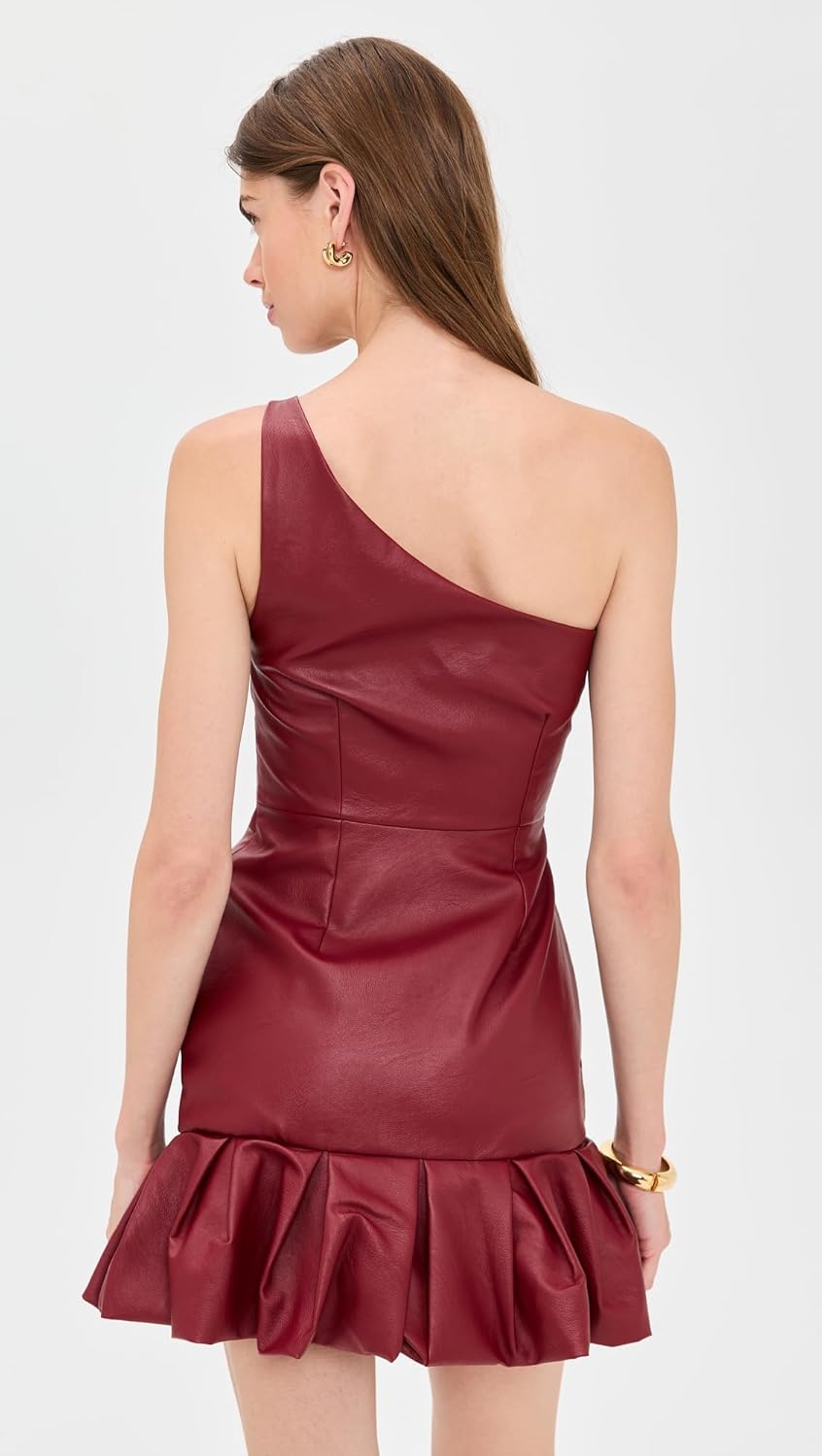 Azulu Women's Sydney Faux Leather Dress - Image 3