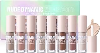 Matte Liquid Eyeshadow Smooth Creamy Lightweight High-Pigmented Waterproof | Liquid Eyeshadow Set for Women Girls Halloween Date Party