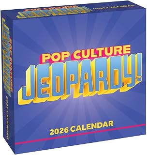 Pop Culture JEOPARDY! 2026 Day-to-Day Calendar - Daily Trivia on Movies, TV, Music, Trends & More