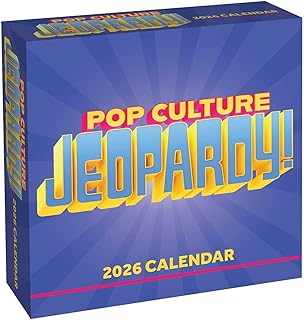 Pop Culture JEOPARDY! 2026 Day-to-Day Calendar
