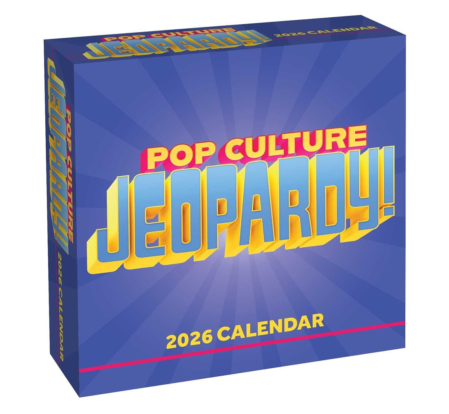 Pop Culture JEOPARDY! 2026 Day-to-Day Calendar - Daily Trivia on Movies, TV, Music, Trends & More