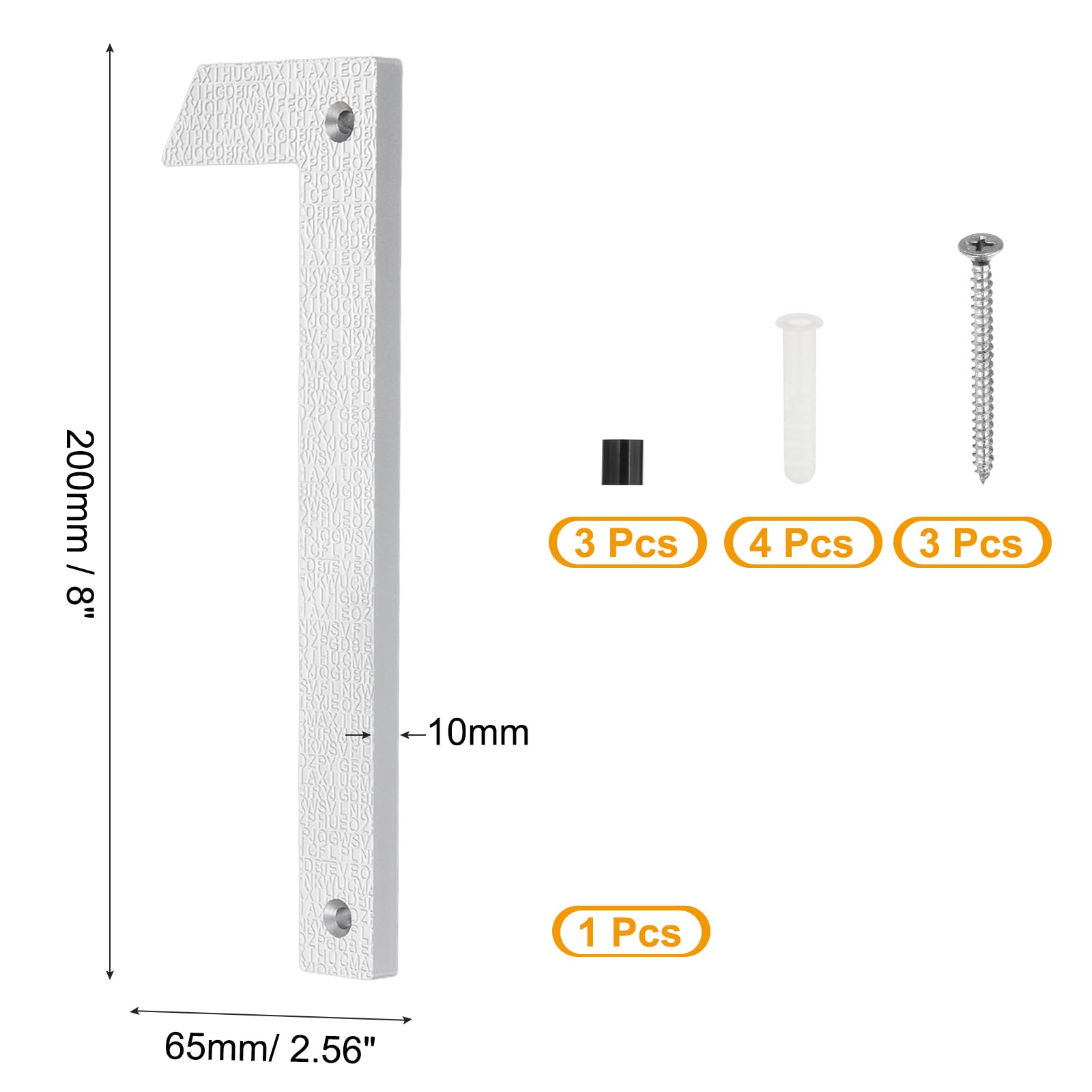 PATIKIL 8 Inch House Numbers - Image 2