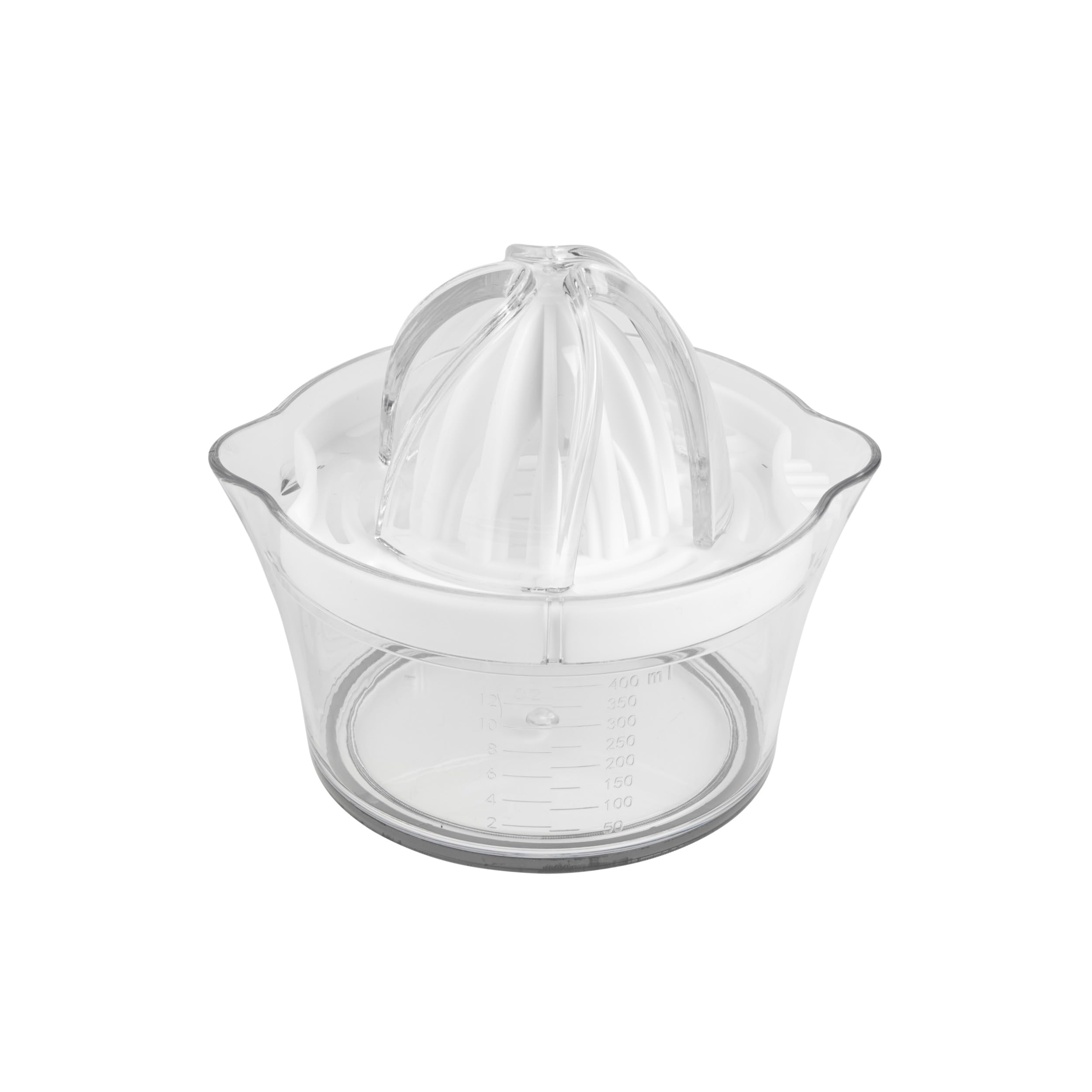 Salter 4-In-1 Citrus Juicer β Non-Slip Base, 2 Reamer Sizes, Separate Eggs, Juice Extractor, Stainless-steel Zester, Fresh Orange Juice, Perfect for Egg White Omelettes, Salad Dressings, Juice, Zest