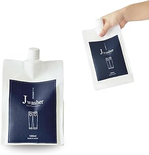 デニム用洗剤 【 J-washer 】 色落ち防止 色褪せ防止 デニム ジーンズ 洗濯 洗剤 濃色衣料用 低泡性 すすぎ簡単 日本製 （ 1000ml / パウチタイプ ）