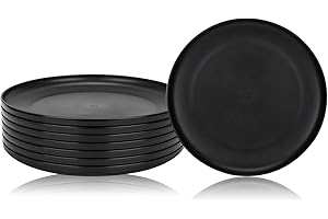 9.75-inch Microwave-Safe Plastic Dinner Plates For Safe and Easy Meals