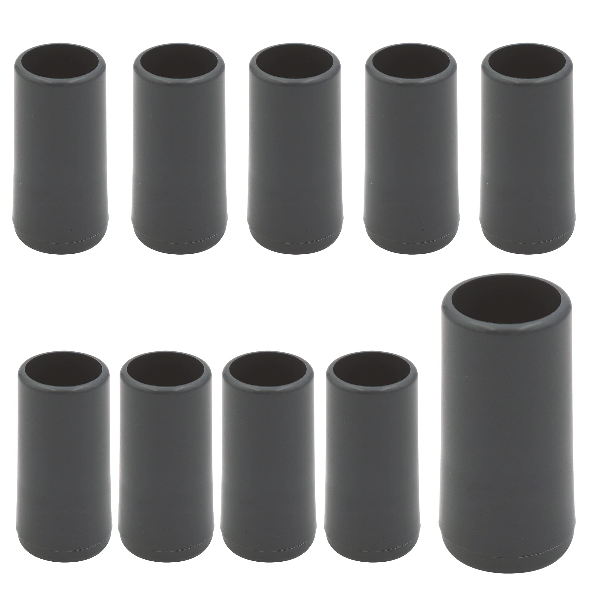 Lot de 10 butées d'arrêt 40 mm, Couleur Gris Anthracite avec rondelles et vis pour Store et volet Roulant - butées Tampon - Bouchon de Protection de Volets Roulant - Fabrication française