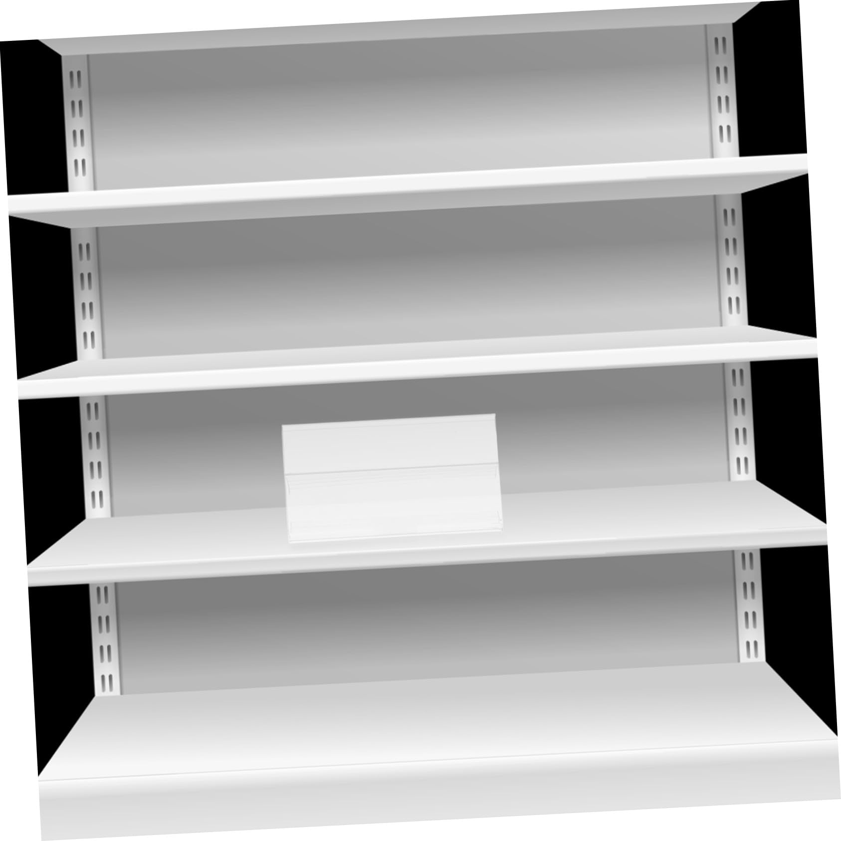 Porta Etichette da Scaffale Clip, Pvc, 100 Pezzi