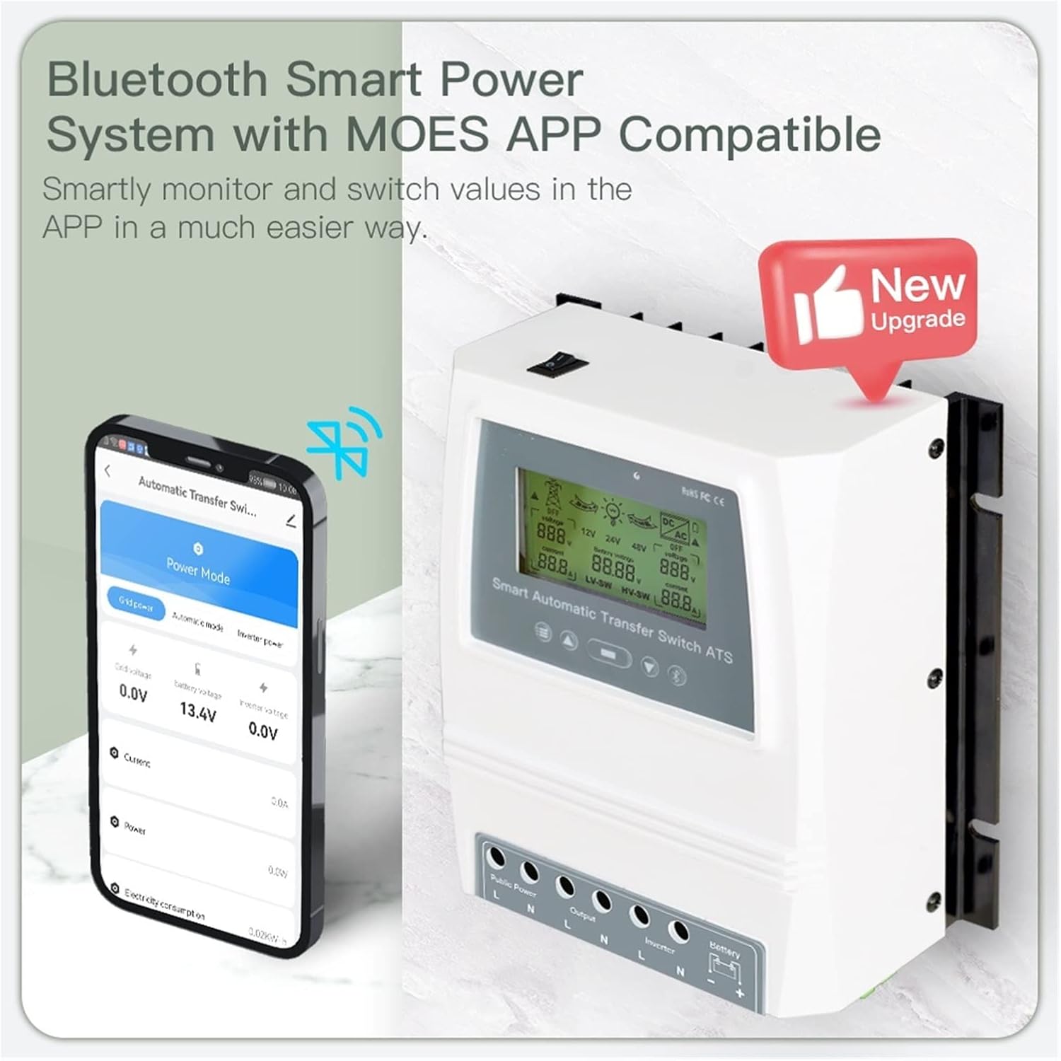 Tuya Smart Bluetooth Dual Power Controller 80A ATS - ATS, Transfer Switch | Made-in-China.com