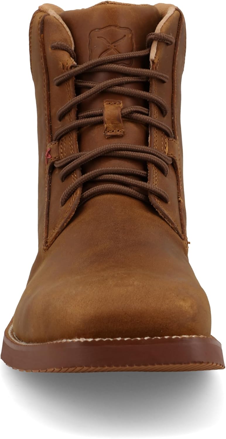 Twisted X Men's 4" Wedge Sole Boot, Moc Toe