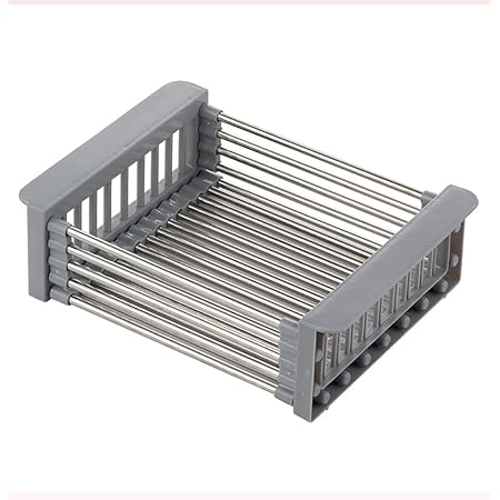 JDKAI 304 Edelstahl Abtropfgestell，Versenkbarer Abtropfgestell,Spüle