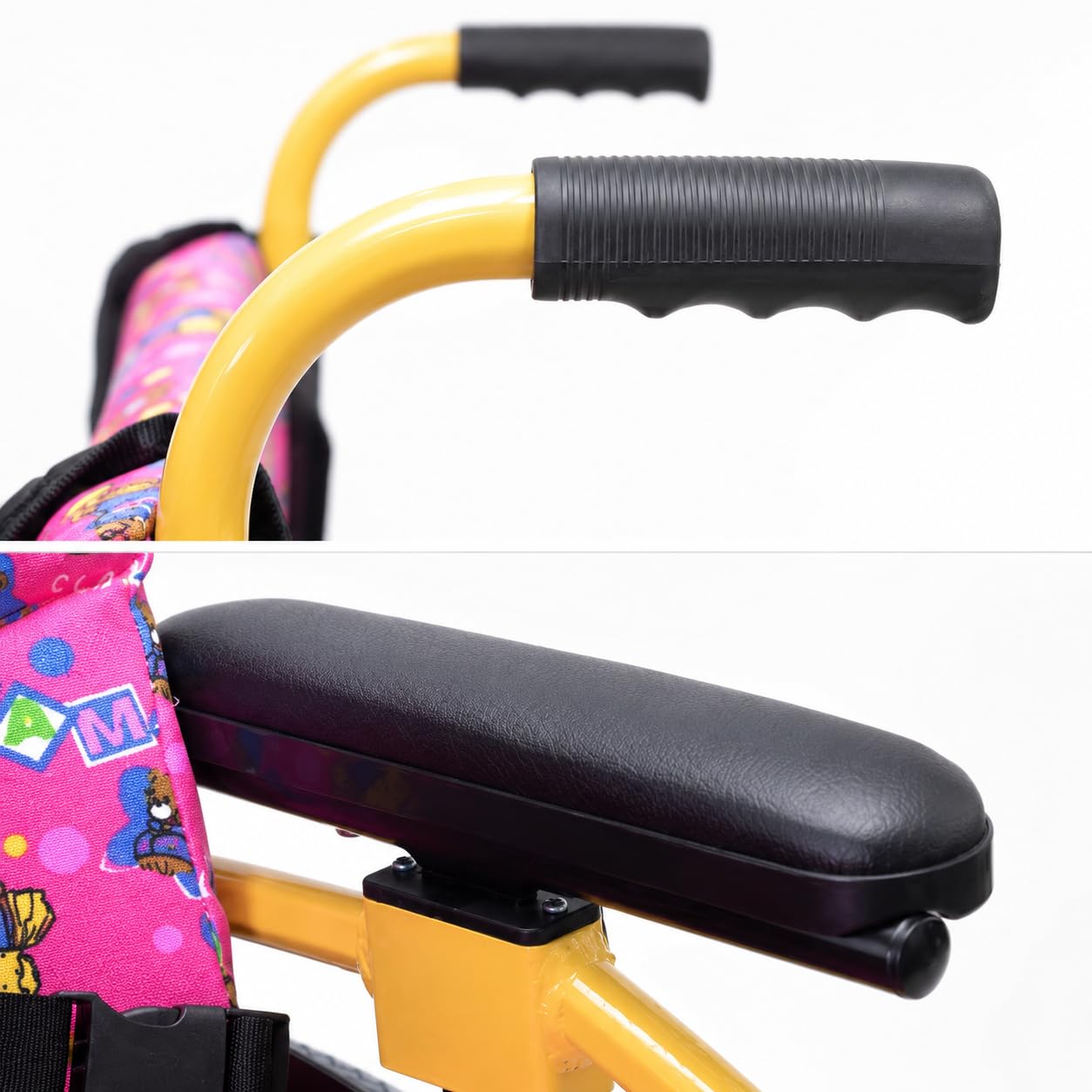 Silla de ruedas autopropulsada para niños, silla de movilidad plegable ligera con capacidad de 100 kg, ideal para niños con necesidades especiales y uso de rehabilitación