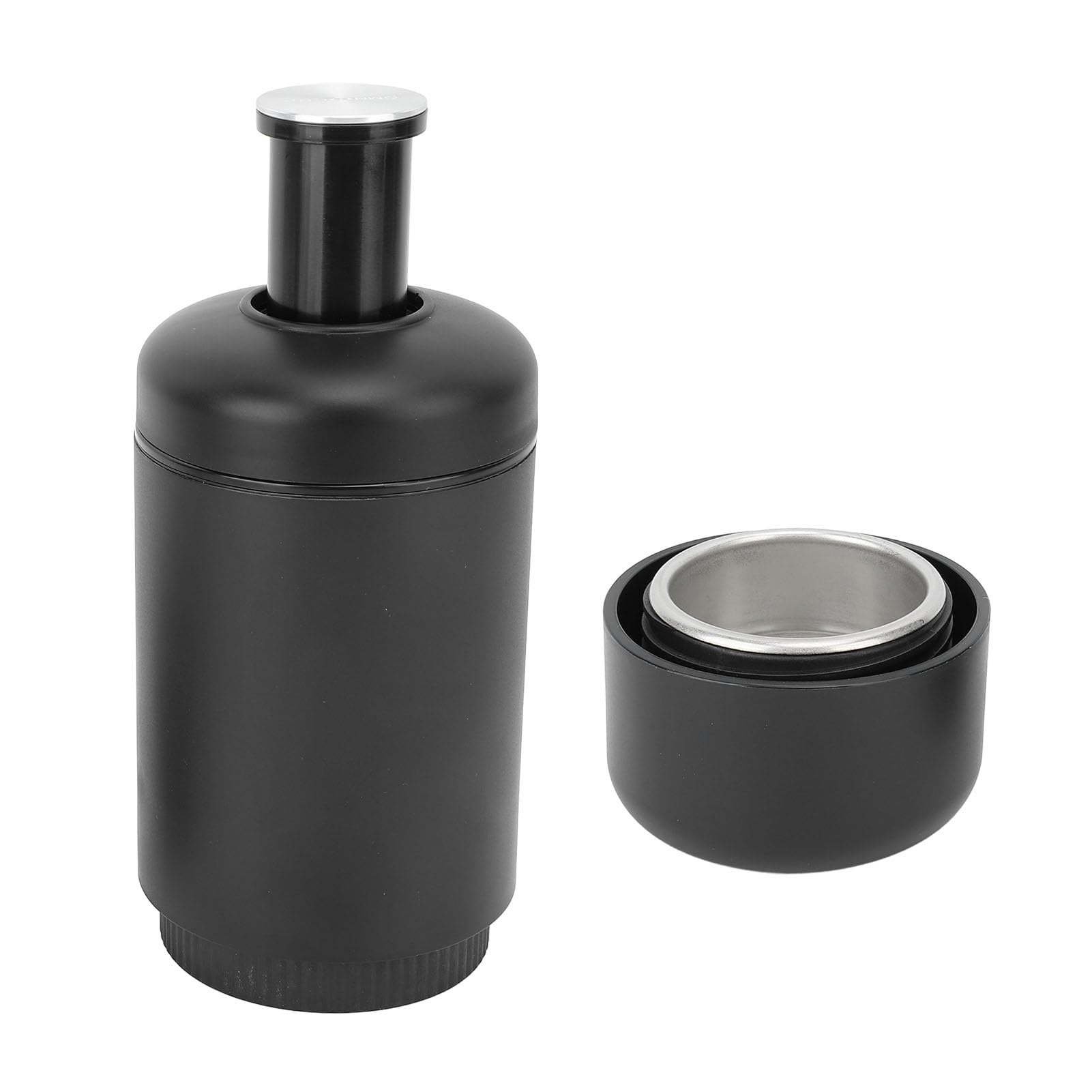 Demeras Caffettiera Manuale con compatibilità con caffè Macinato e Capsule Perfetta per Viaggi, Campeggio e Ufficio 22,58 Once