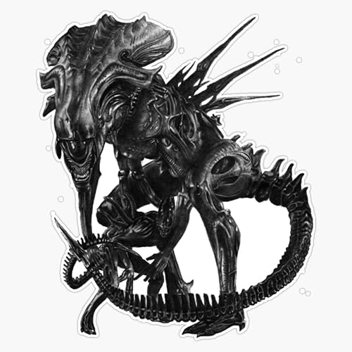 Alien Vs. Predator - Adhesivo de vinilo para parachoques (5 pulgadas)