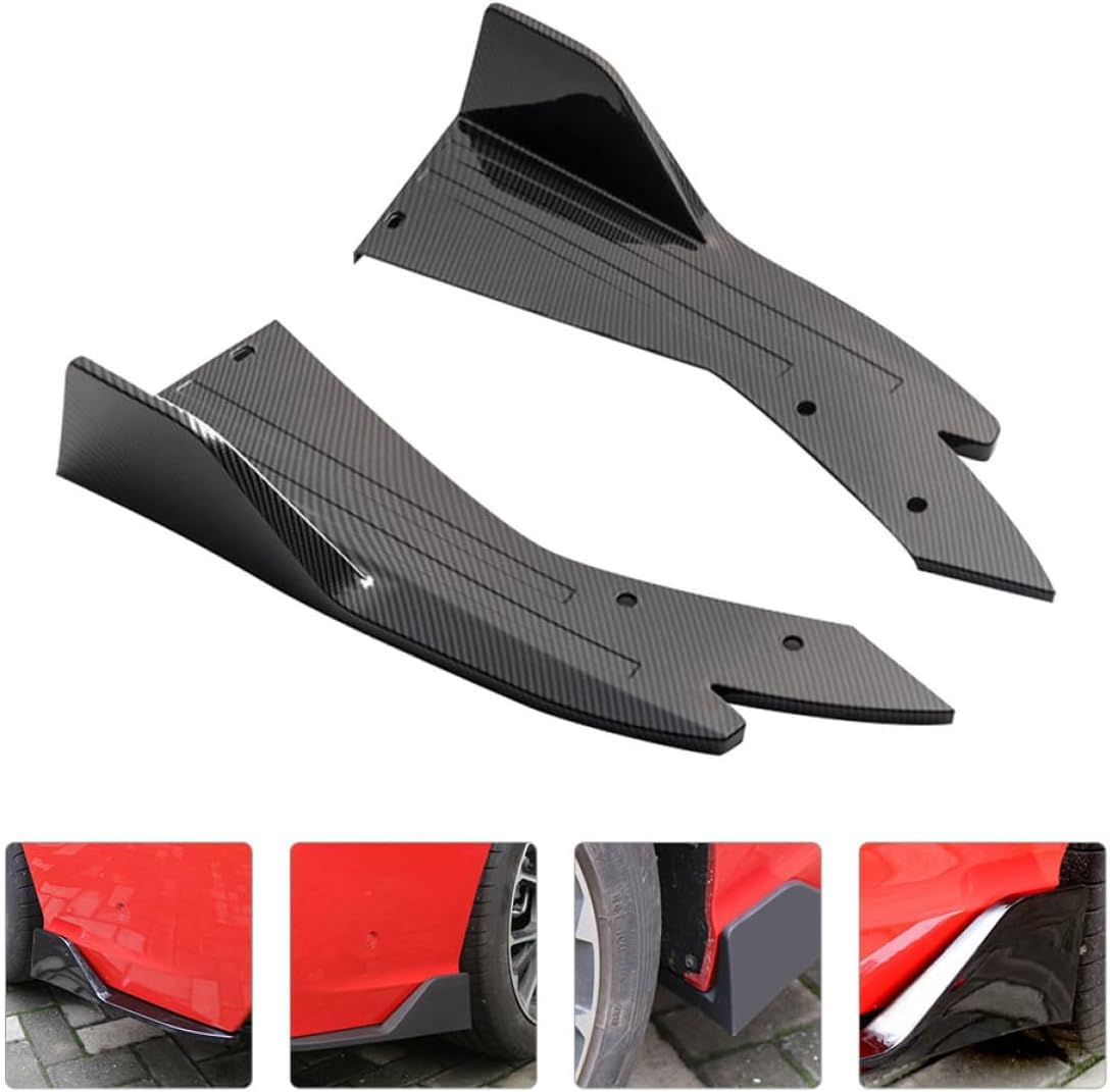 2 Pezzi Diffusore Posteriore per BMW i4 G26 2021 to 2025, Spoiler Posteriore, Sportivo Divisore Paraurti, Aerodinamico Deflettore Posteriore