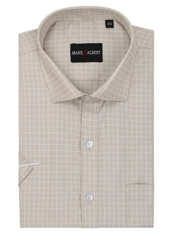 Image of Men's Half Sleeves Regular Shirt Navy