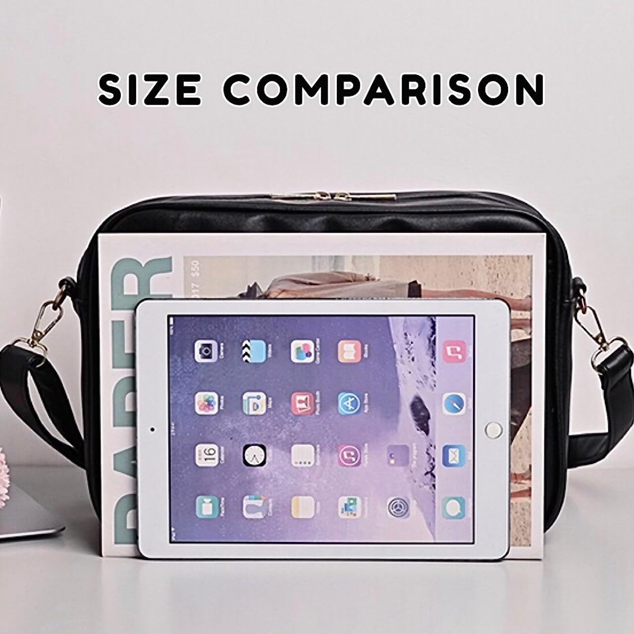 Cute Ita Bag Multi-Purpose Crossbody Bag Messenger Bag Shoulder Tote Bag Purse Kawaii Anime Pin Display Bag for Cosplay