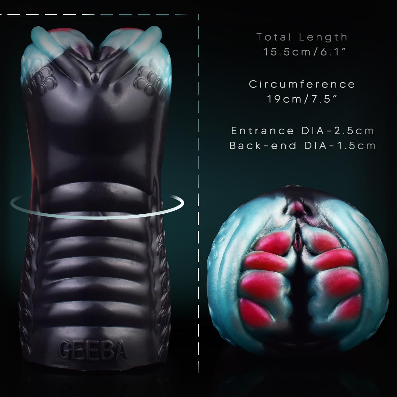 la Mamba, Estimulación del pene juguete sexual novedad, Acariciador masculino realista de fantasía para el orgasmo de la eyaculación