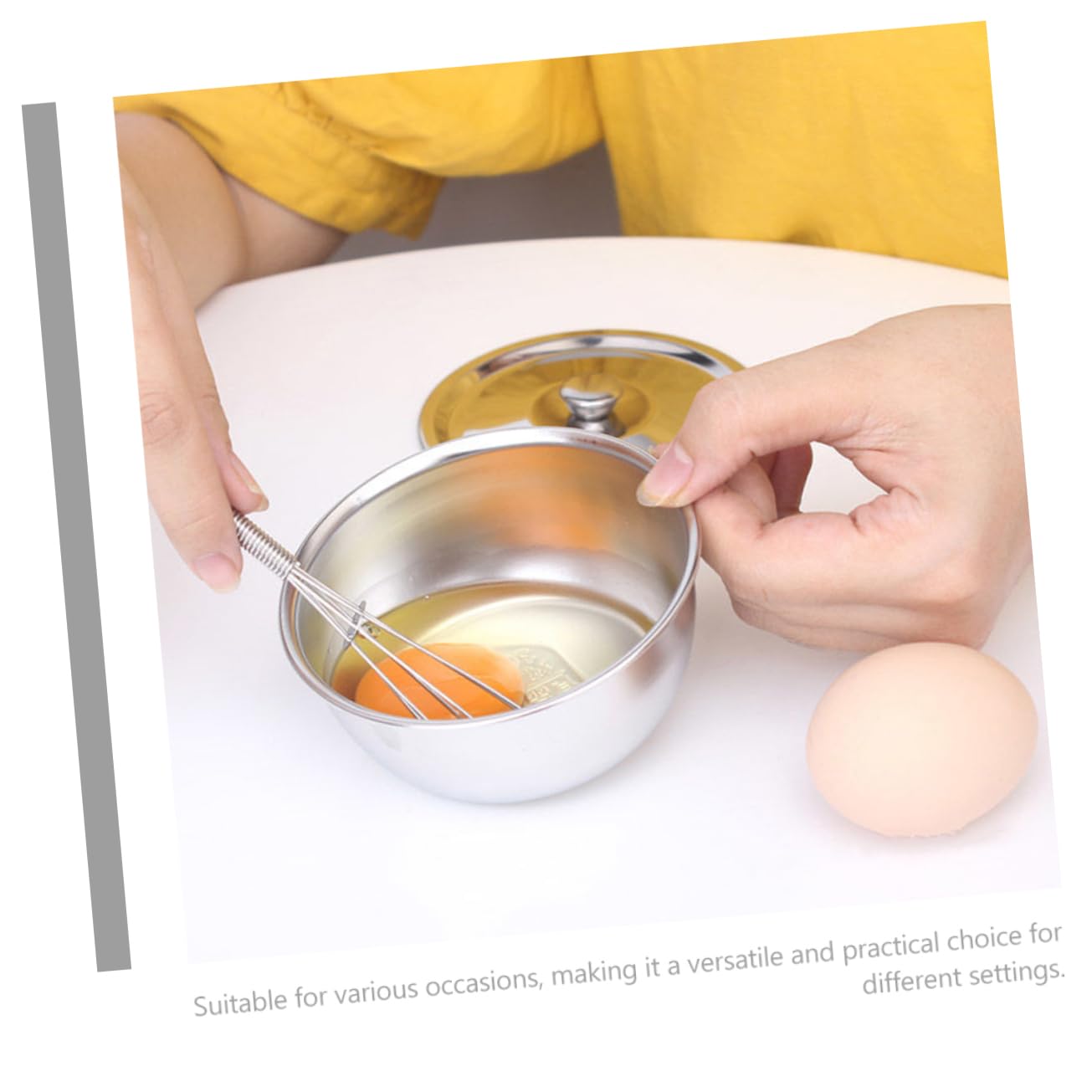 Hemoton Stainless Steel Boys and Girls Bowl Set Lid Boy Girl Bowl for Boys and Girls Home School Use