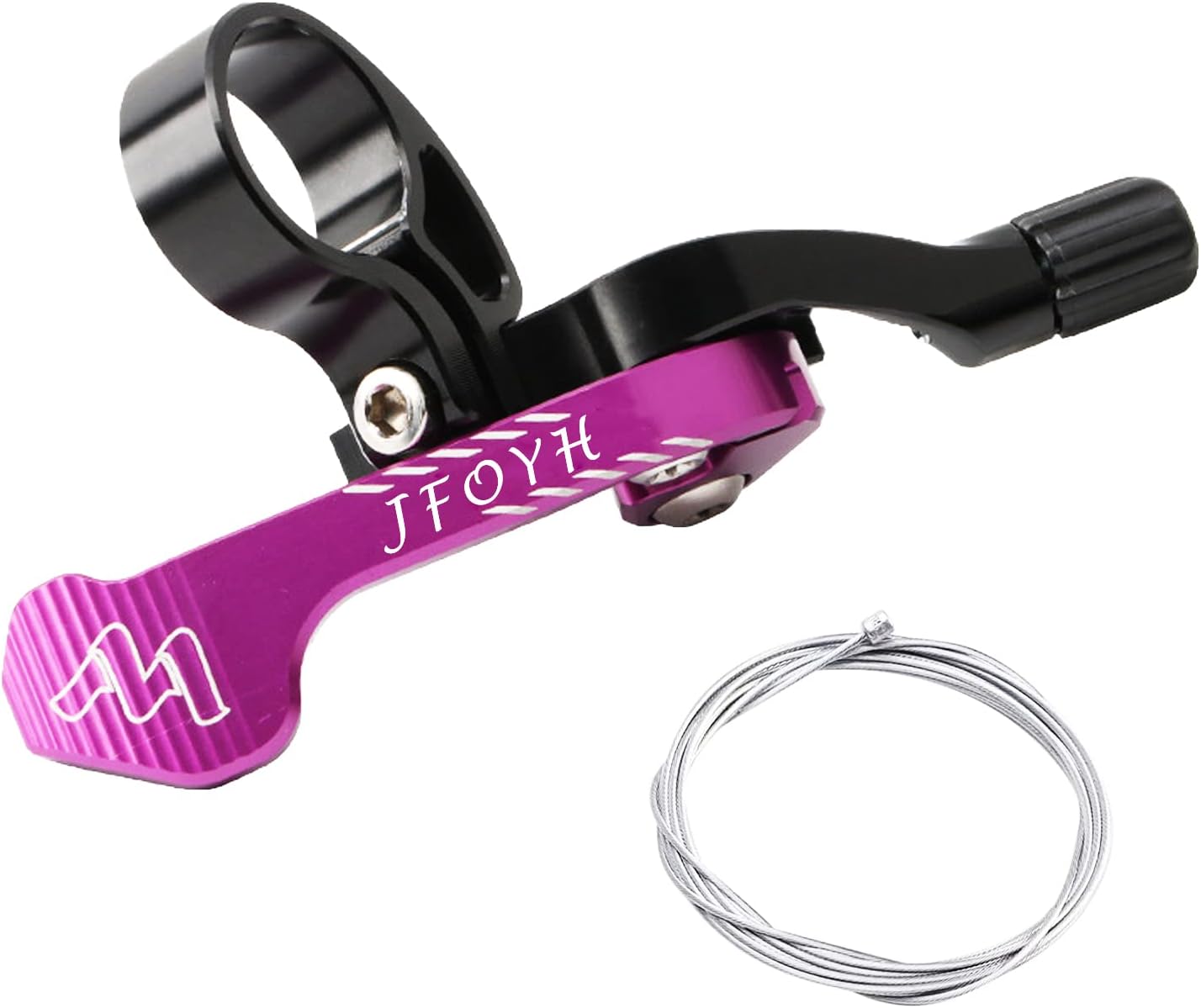 JFOYH Mountain Bike Dropper Post Remote Lever Kit for External and Internal Routing Dropper Seatpost