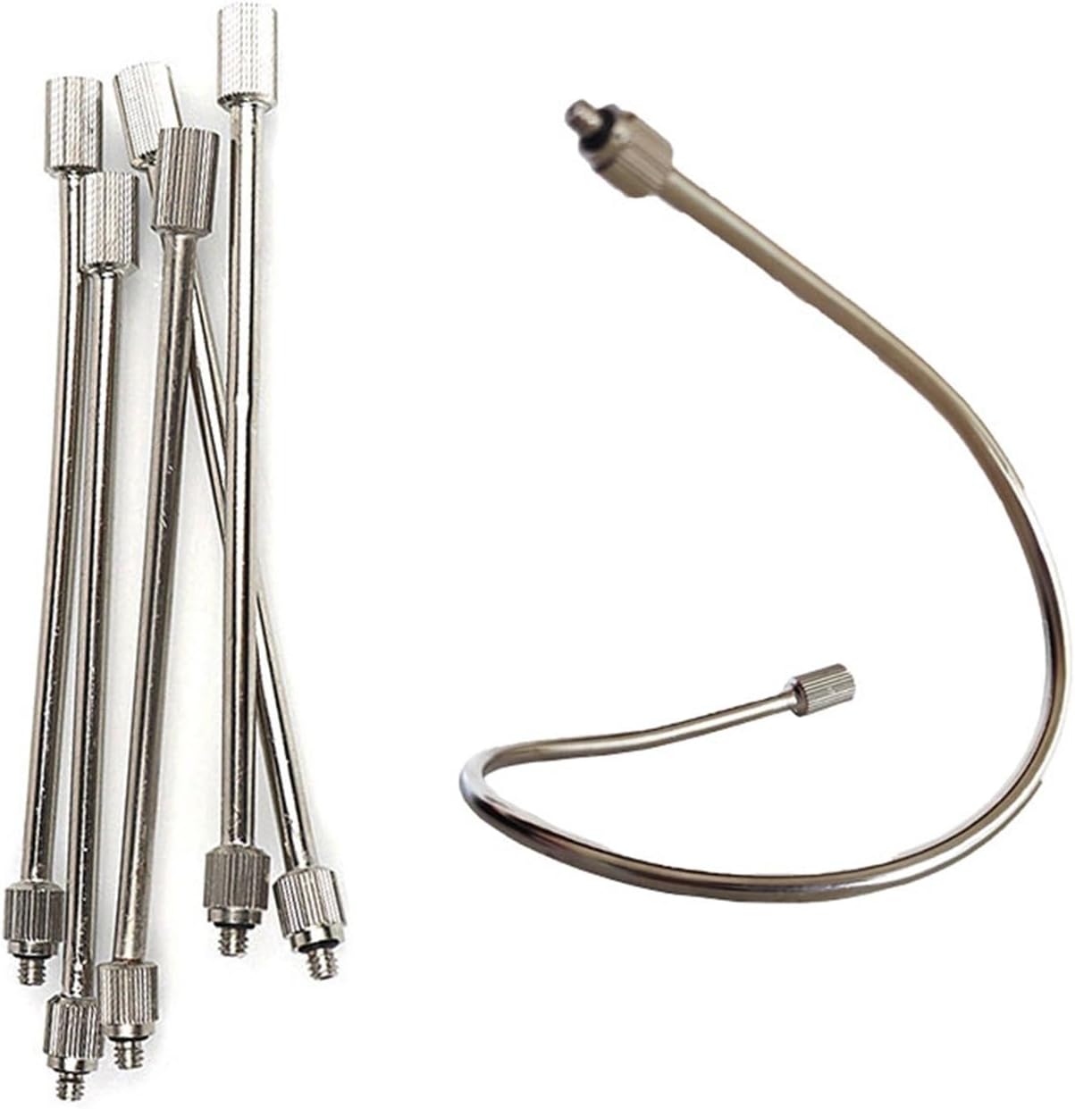 30pack Brass Mist Nozzles Extension Rod Mist Nozzle Extension Pole Misting System Fitting Mist Nozzle Extension Pole for Garden, Humidification, Dust Control, Landscaping, 2-20Inch (Size : 30cm/(11.8