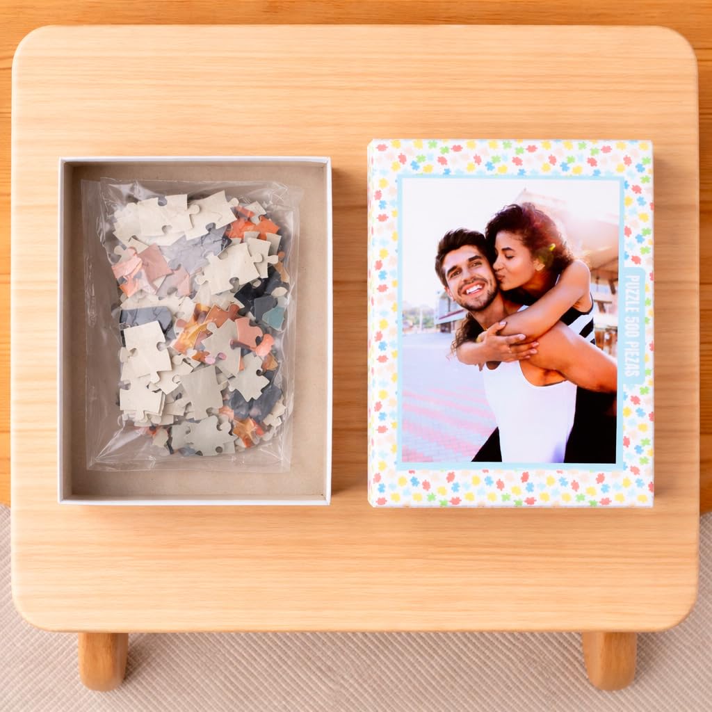 Puzzle Personalizado con Foto y Texto, Regalo Original - 100 Piezas