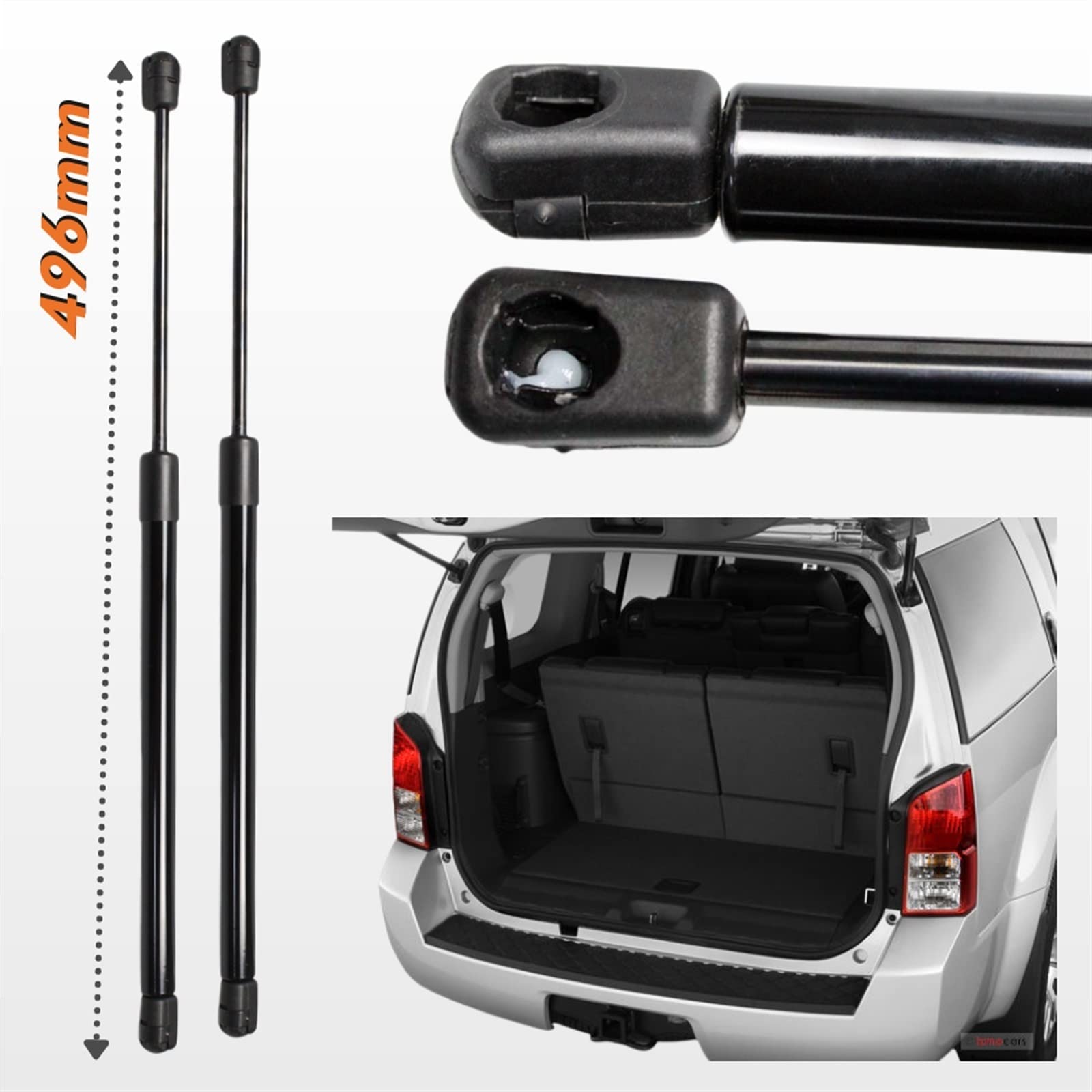 Frankberg 2x Molle A Gas Cancello Posteriore Compatibile Con Micra III K12 1 0l 1 6l Benzin Berlina 2003 2010 Sostituisci 90450ax610 0 Da 27 76 A 27 76