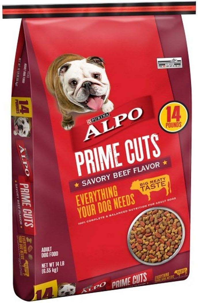 ALPO Prime Cuts Savory Beef Flavor Adult Dog Food (14 lb - 1 Bag)