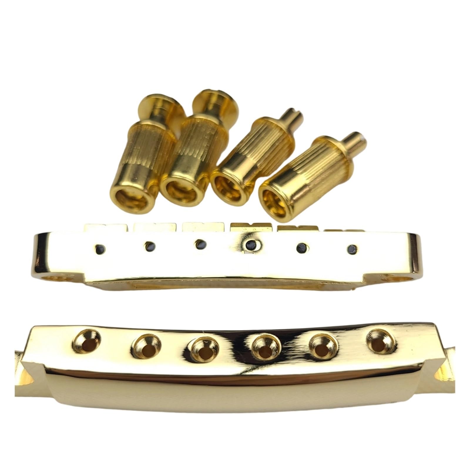 Accesorios De Práctica Dorados Para Puente Fijo De Guitarra Eléctrica | Puente de guitarra