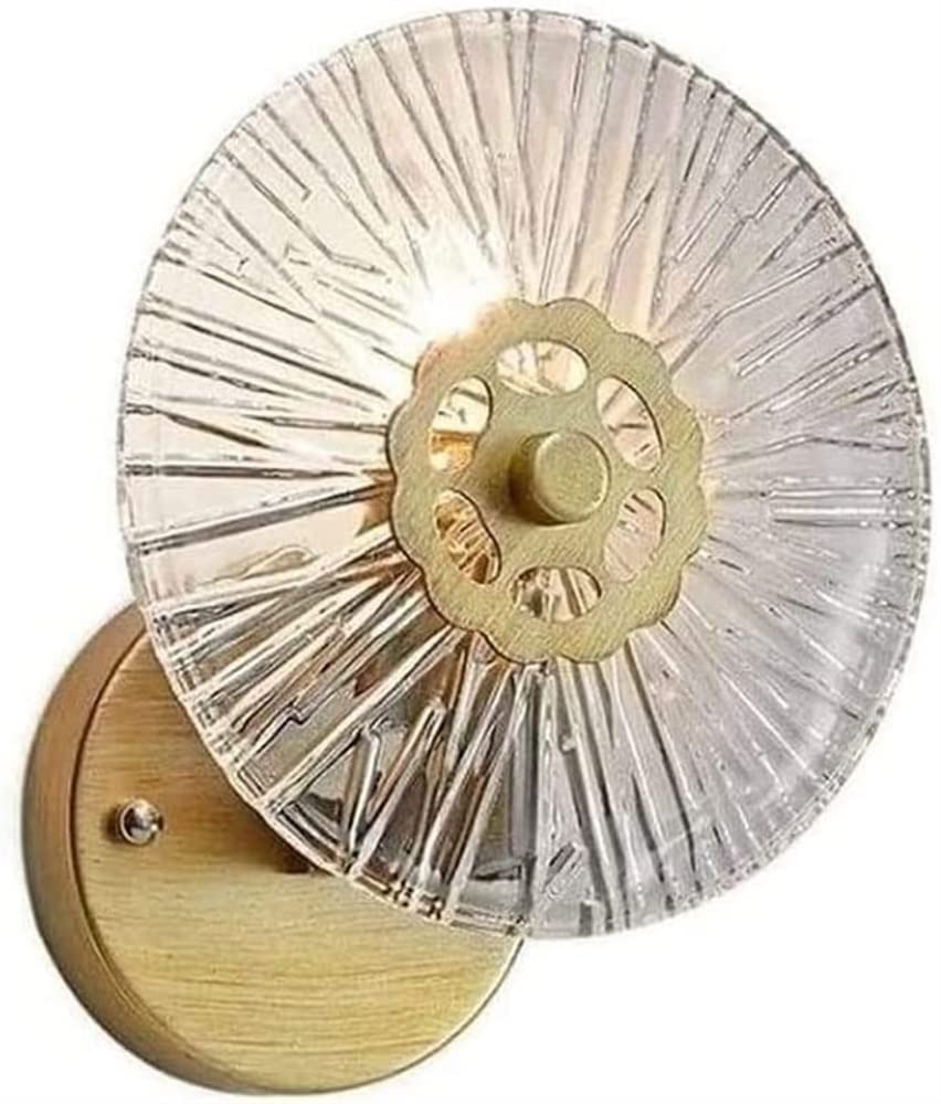 Applique Murale en Verre Clair Luminaire Intérieur pour Décoration Maison